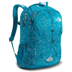 Preowned Women's Jester School Laptop Vented Backpack Algiers Blue Leaf Print